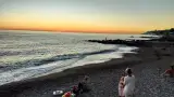 Море возле отеля